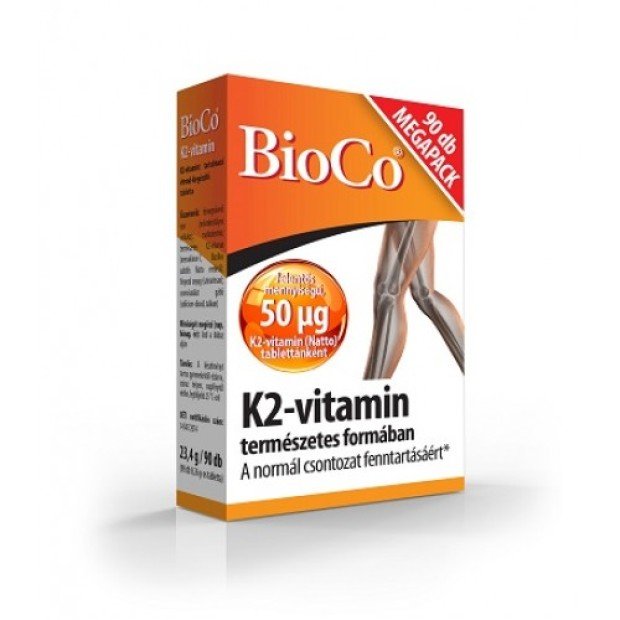 Bioco k2 vitamin tabletta 90db