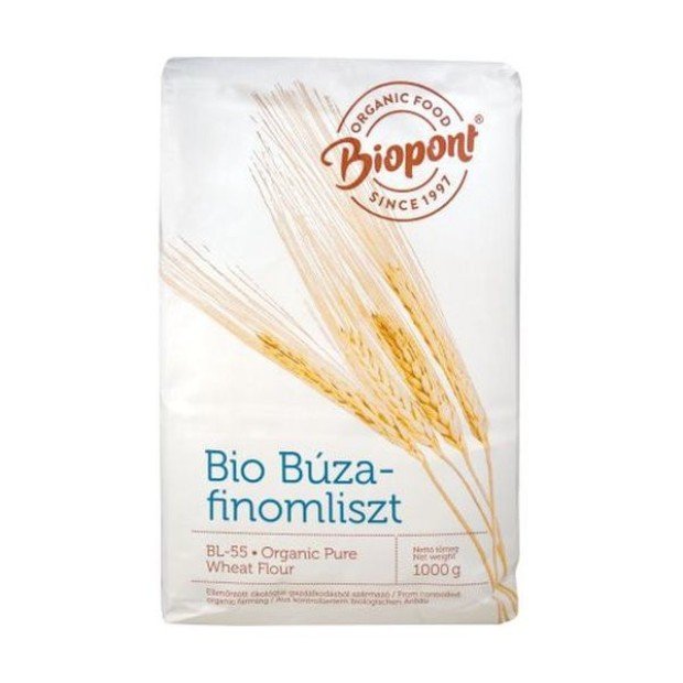 Biopont bio finom fehér búzaliszt bl-55 1000g 