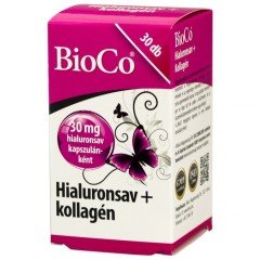 Bioco hialuronsav+Kollagén kapszula 30db Bioco hialuronsav+Kollagén kapszula 30db