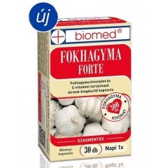 Biomed fokhagyma forte kapszula 30db Biomed fokhagyma forte kapszula 30db