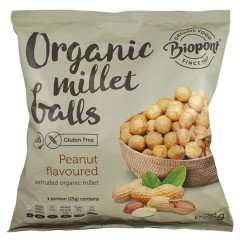 Biopont bio kölesgolyó földimogyorós 75g Biopont bio kölesgolyó földimogyorós 75g