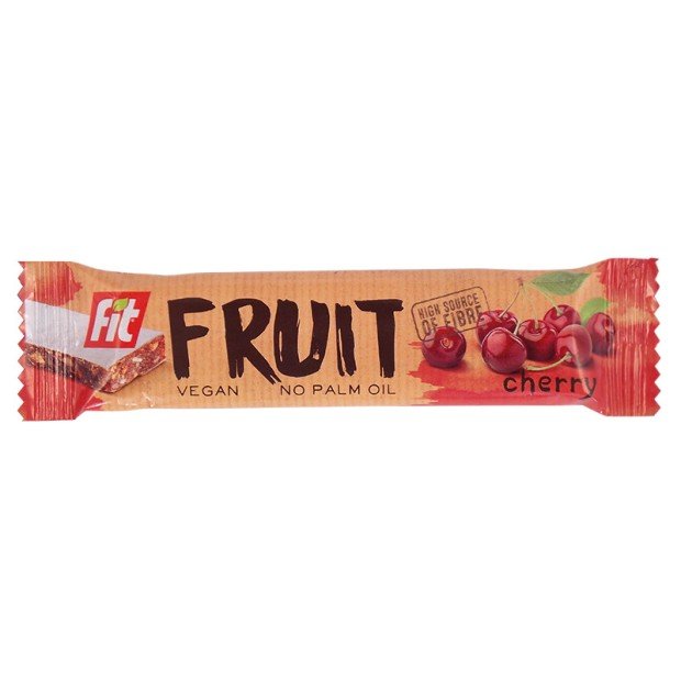 Fit fruit müzliszelet meggy 23g 