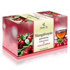 Mecsek tőzegáfonyás gyümölcstea filteres 40g Mecsek tőzegáfonyás gyümölcstea filteres 40g