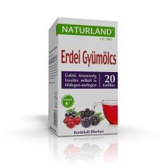 Naturland gyümölcstea erdeigyümölcs 20 filter Naturland gyümölcstea erdeigyümölcs 20 filter