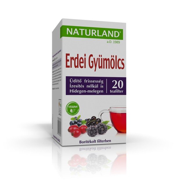 Naturland gyümölcstea erdeigyümölcs 20 filter