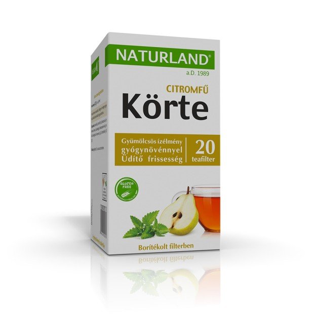 Naturland gyümölcstea körte-citromfű 20filter