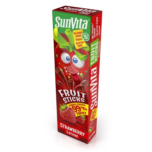 Sunvita gyümölcsszelet eper 5x20g