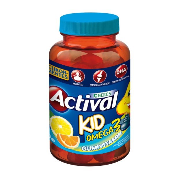 Béres actival kid omega-3 gumivitamin 30db