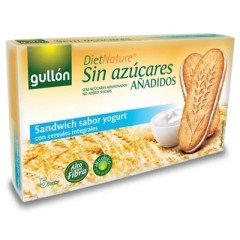 Gullon cukormentes szendvicskeksz joghurtos 220g Gullon cukormentes szendvicskeksz joghurtos 220g