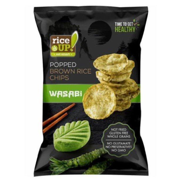 Rice up rizs chips wasabi ízű 60g