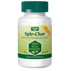 Zöldvér spir-Chor tabletta 100%-os 60+18db Zöldvér spir-Chor tabletta 100%-os 60+18db
