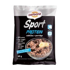 Cerbona sport protein csokis-banános zabkása édesítőszerrel 60g Cerbona sport protein csokis-banános zabkása édesítőszerrel 60g