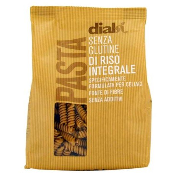 Dialsí barna rizsliszt tészta fusilli 400g