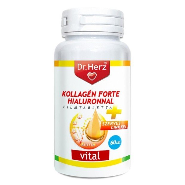 Dr.Herz kollagén forte hialuronnal tabletta 60db