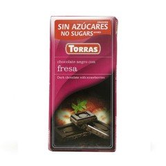 Torras étcsokoládé epres 75g Torras étcsokoládé epres 75g