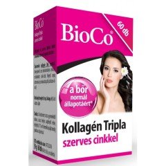 Bioco kollagén tripla szerves cinkkel 60db Bioco kollagén tripla szerves cinkkel 60db