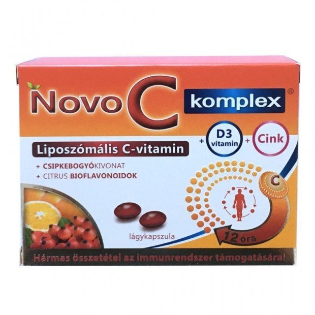 Novo c komplex c-vitamin d3+cink 60db